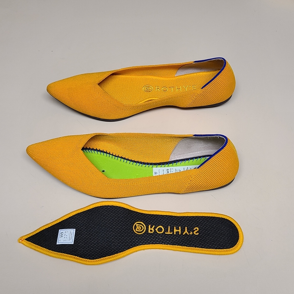 Rothy's the point slip on flats size 9